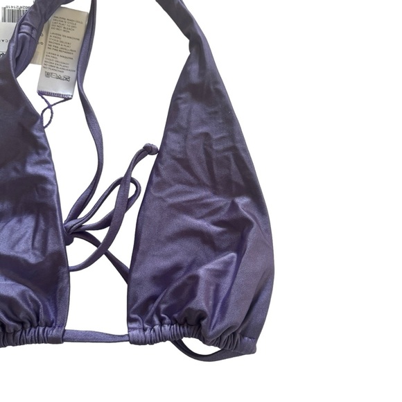 Good American Always Perfect Fit Swim Top Lilac Sz 1/S - Picture 2 of 6